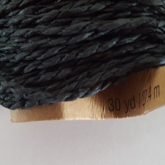 Paper Rope Black *AS IS* - Picture 3 of 3